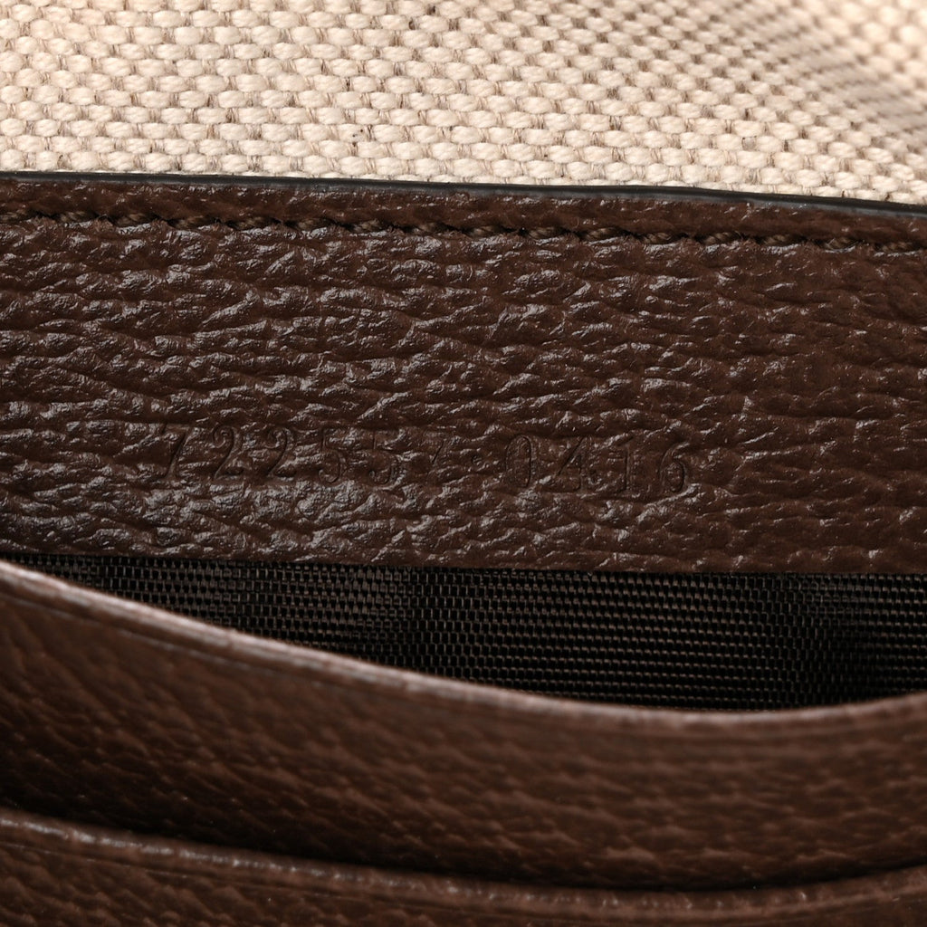 GG Supreme Monogram Textured Dollar Calfskin Web Mini Ophidia Convertible Shoulder Bag Beige Ebony New Acero wholesalehk.shop