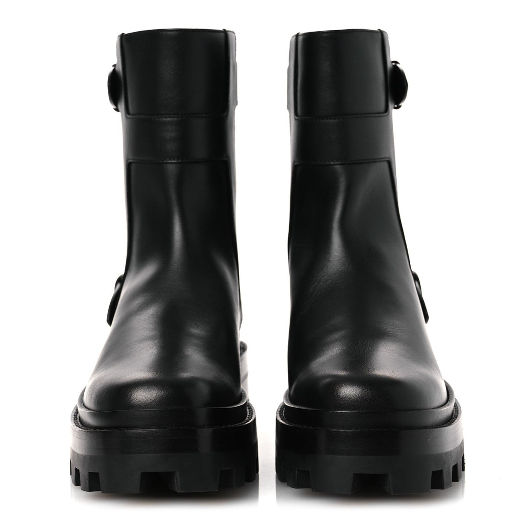 Calfskin Womens Jaimy Ankle Boots 36 Black wholesalehk.shop