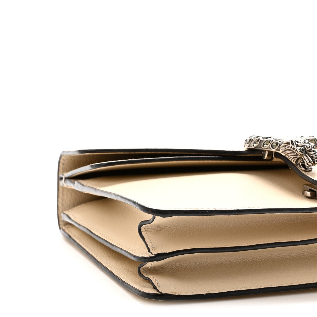Textured Calfskin Crystal Small Dionysus Shoulder Bag Mystic White wholesalehk.shop