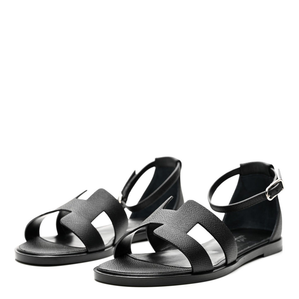 Epsom Santorini Sandals 36 Black wholesalehk.shop