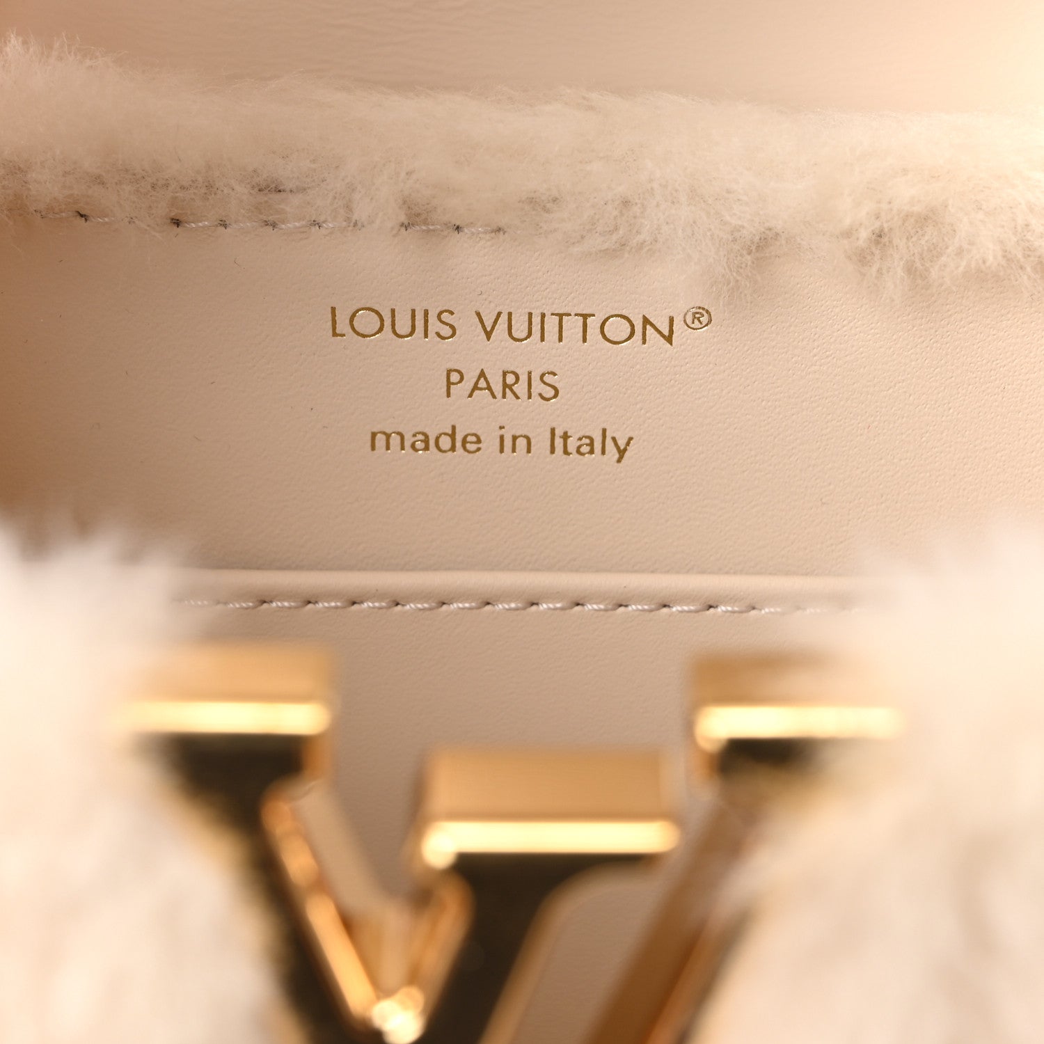 Shearling Caousnow Capucines Cream £¨ Direct shipment via from wholesalehk.shop