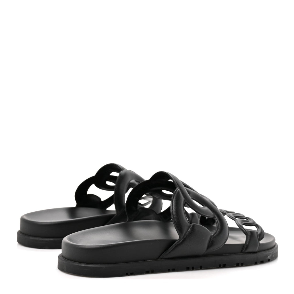 Nappa Extra Sandals 37 Black wholesalehk.shop