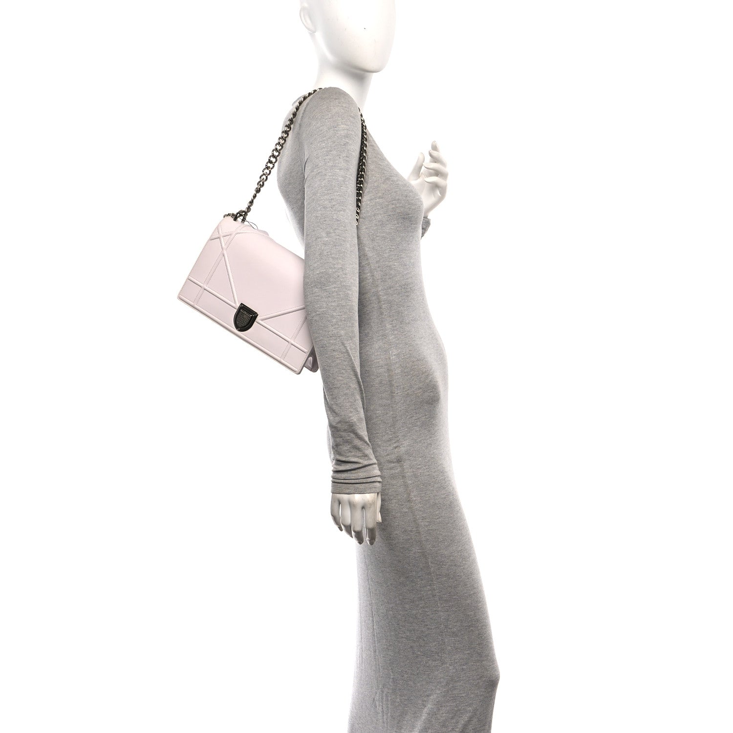 Calfskin Medium Diorama Flap Bag Off White ¡§ Direct shipment via from wholesalehk.shop
