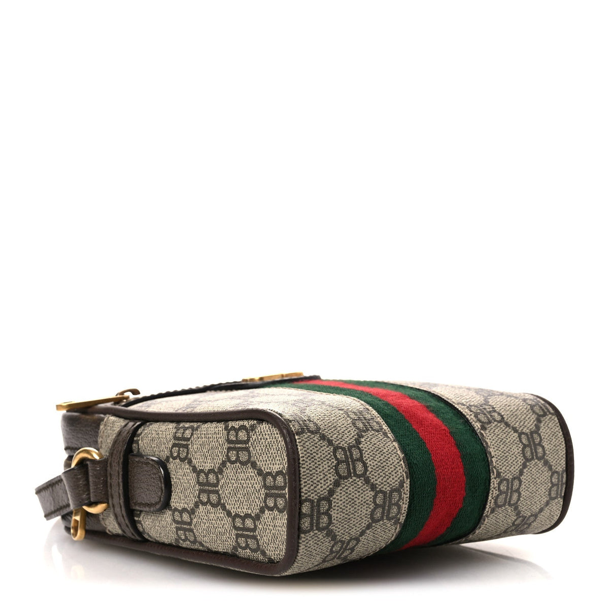 X BALENCIAGA BB Supreme Monogram Web Mini Ophidia Messenger Beige New Acero wholesalehk.shop