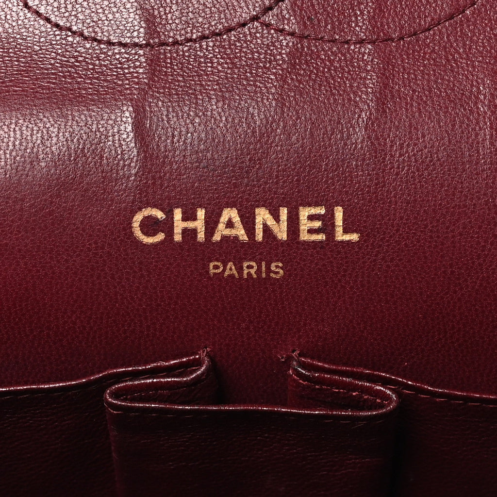 Lambskin Quilted Medium Double Flap Bijoux Chain Black wholesalehk.shop