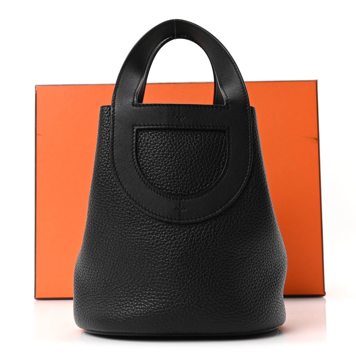 Taurillon Clemence Swift In-The-Loop 18 Bag Black £¨ Direct shipment via from wholesalehk.shop
