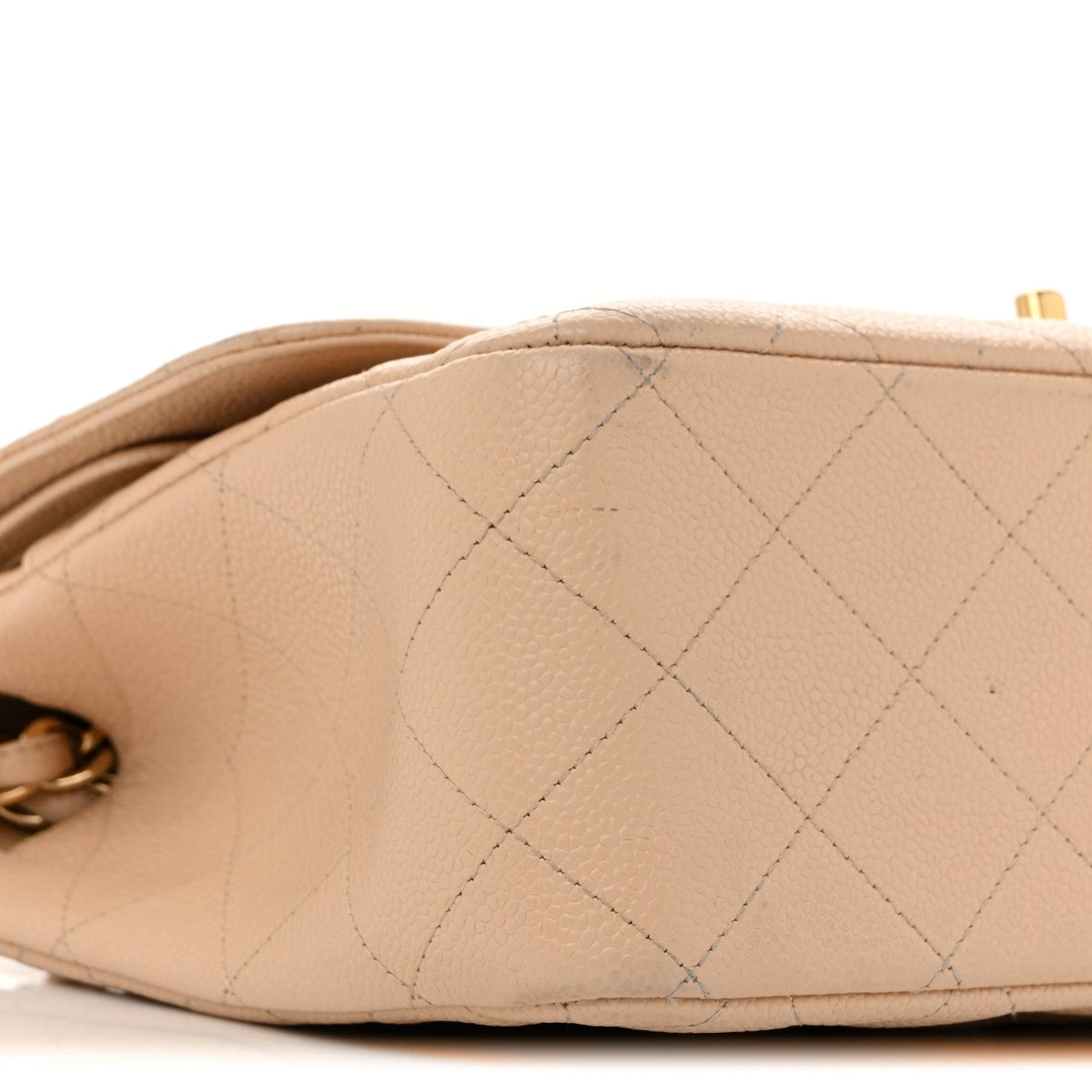 Caviar Quilted Jumbo Double Flap Beige Clair wholesalehk.shop