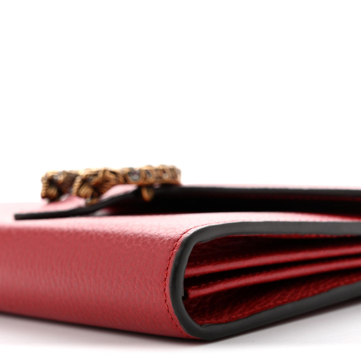 Calfskin Mini Dionysus Chain Wallet Hibiscus Red wholesalehk.shop