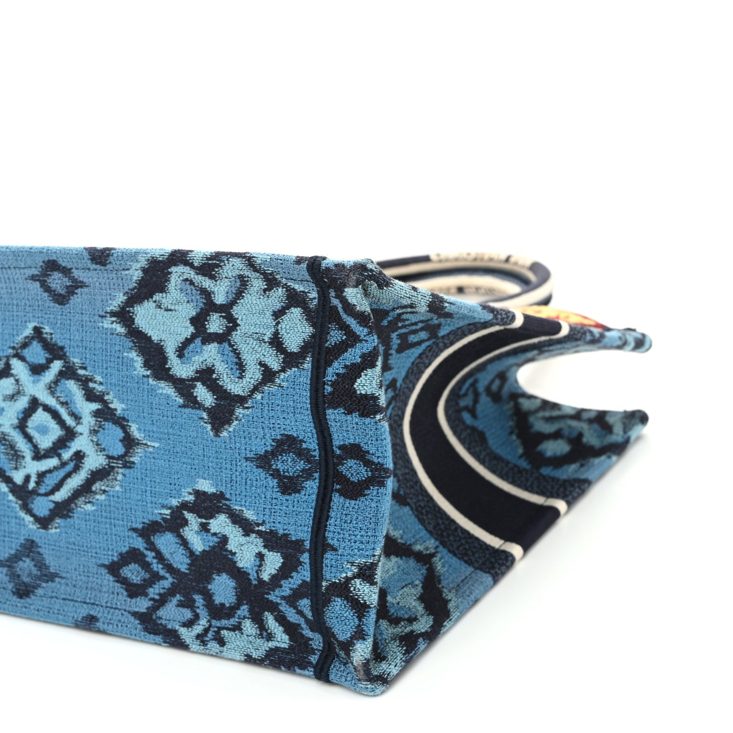 Canvas Embroidered Paisley Medium Book Tote Blue Multicolor £¨ Direct shipment via from wholesalehk.shop