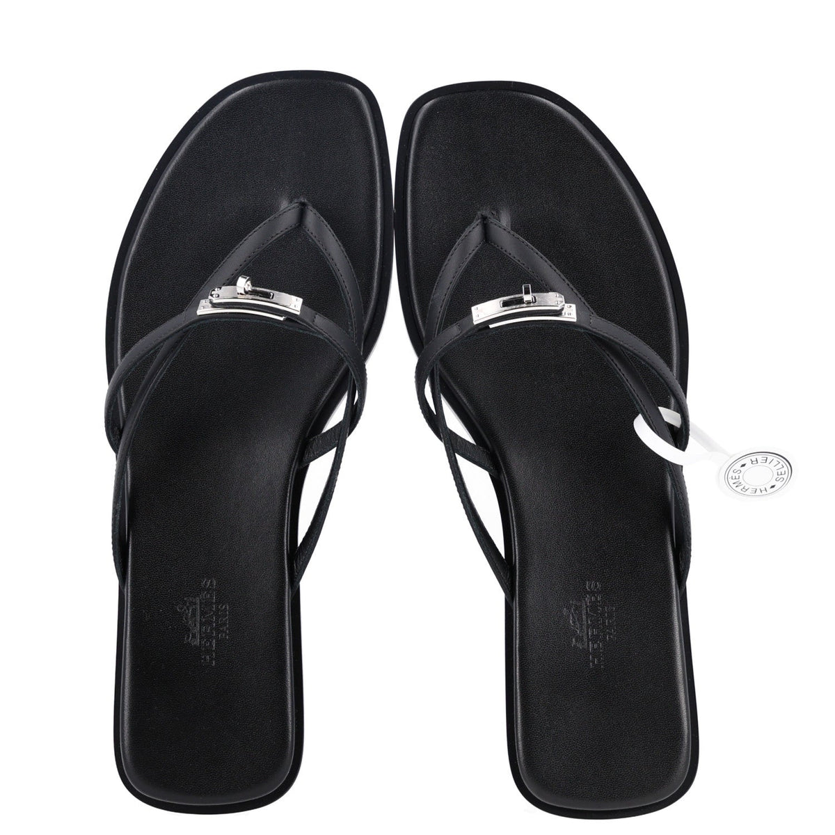 Calfskin Miss Sandals 39 Black wholesalehk.shop