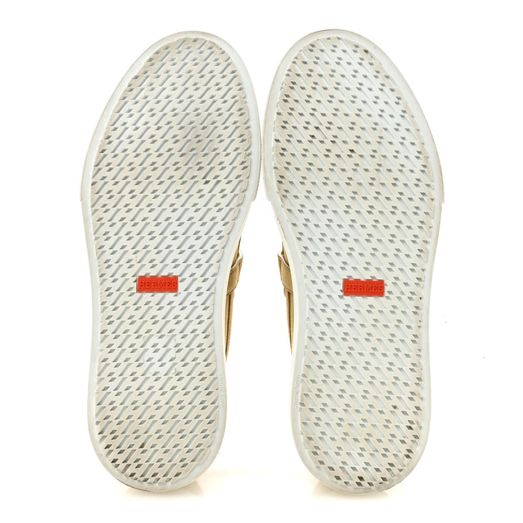 Suede Goatskin Game Slip On Sneakers 41 Beige Lin wholesalehk.shop