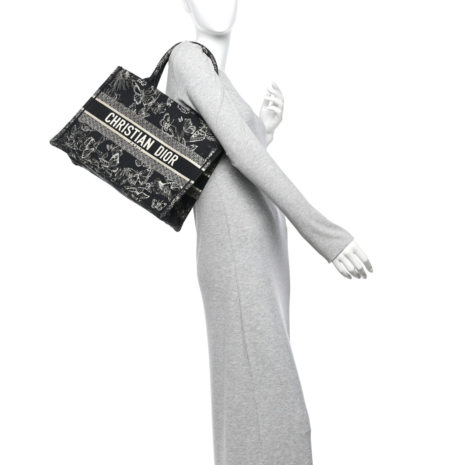 Canvas Embroidered Medium New York Butterfly Book Tote Black £¨ Direct shipment via from wholesalehk.shop
