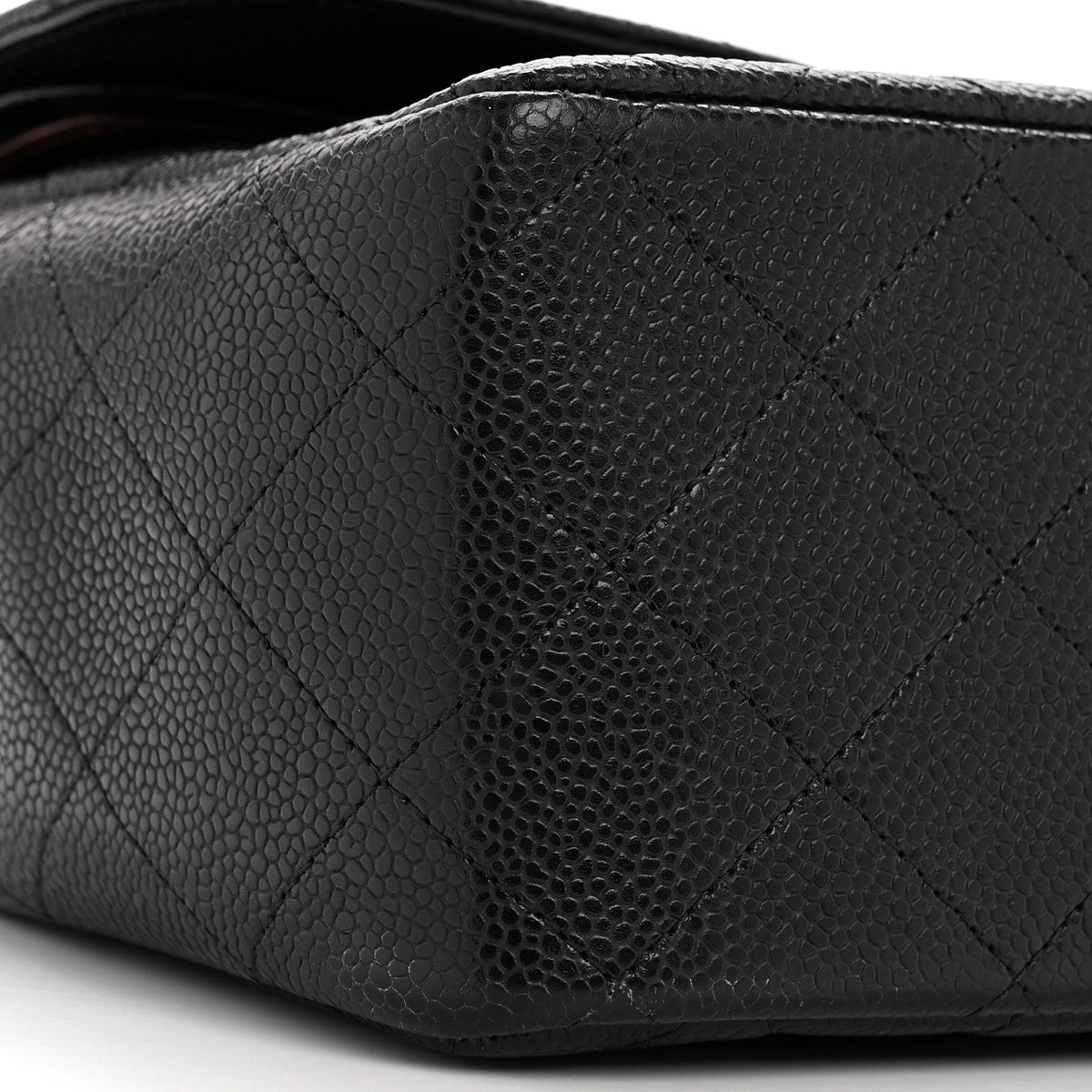Caviar Quilted Jumbo Double Flap Black wholesalehk.shop