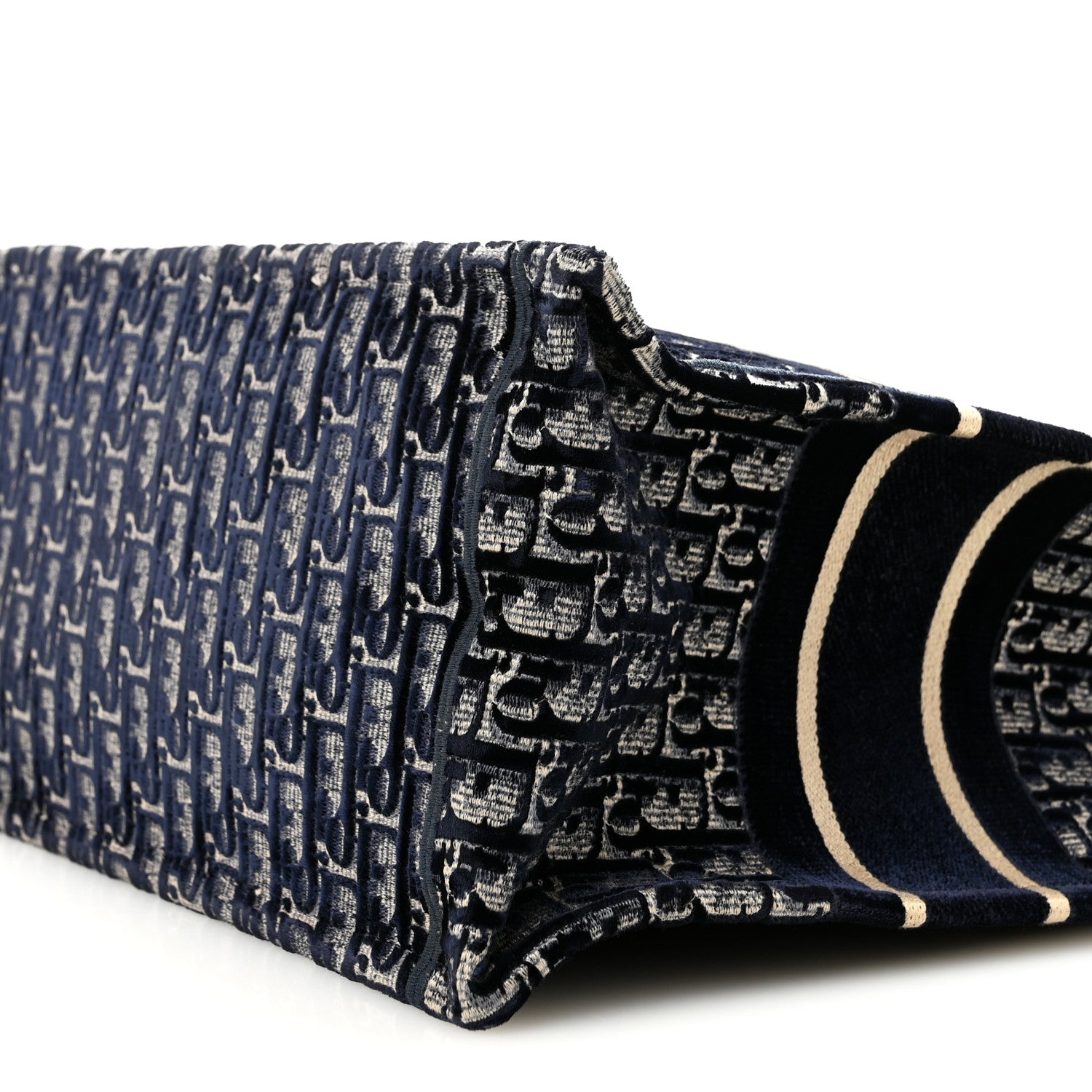 Oblique Velvet Medium Book Tote Blue Multicolor £¨ Direct shipment via from wholesalehk.shop