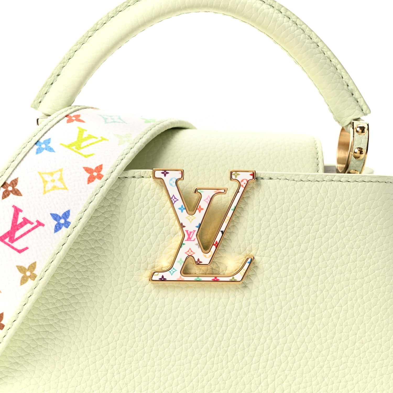LV X TM Taurillon Mini Capucines Green £¨ Direct shipment via from wholesalehk.shop