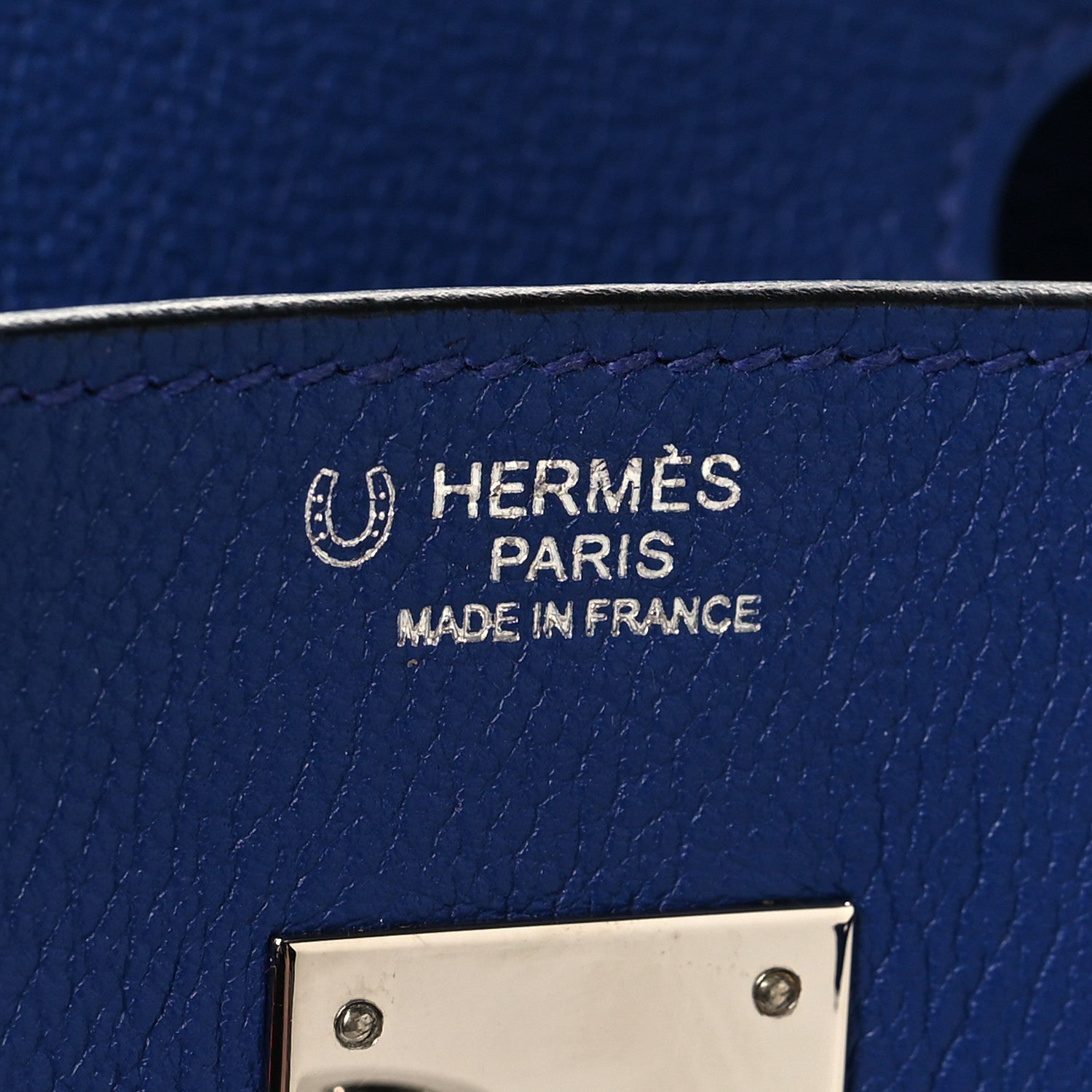 Taurillon Novillo Horseshoe Birkin 30 Bleu Brighton £¨ Direct shipment via from wholesalehk.shop