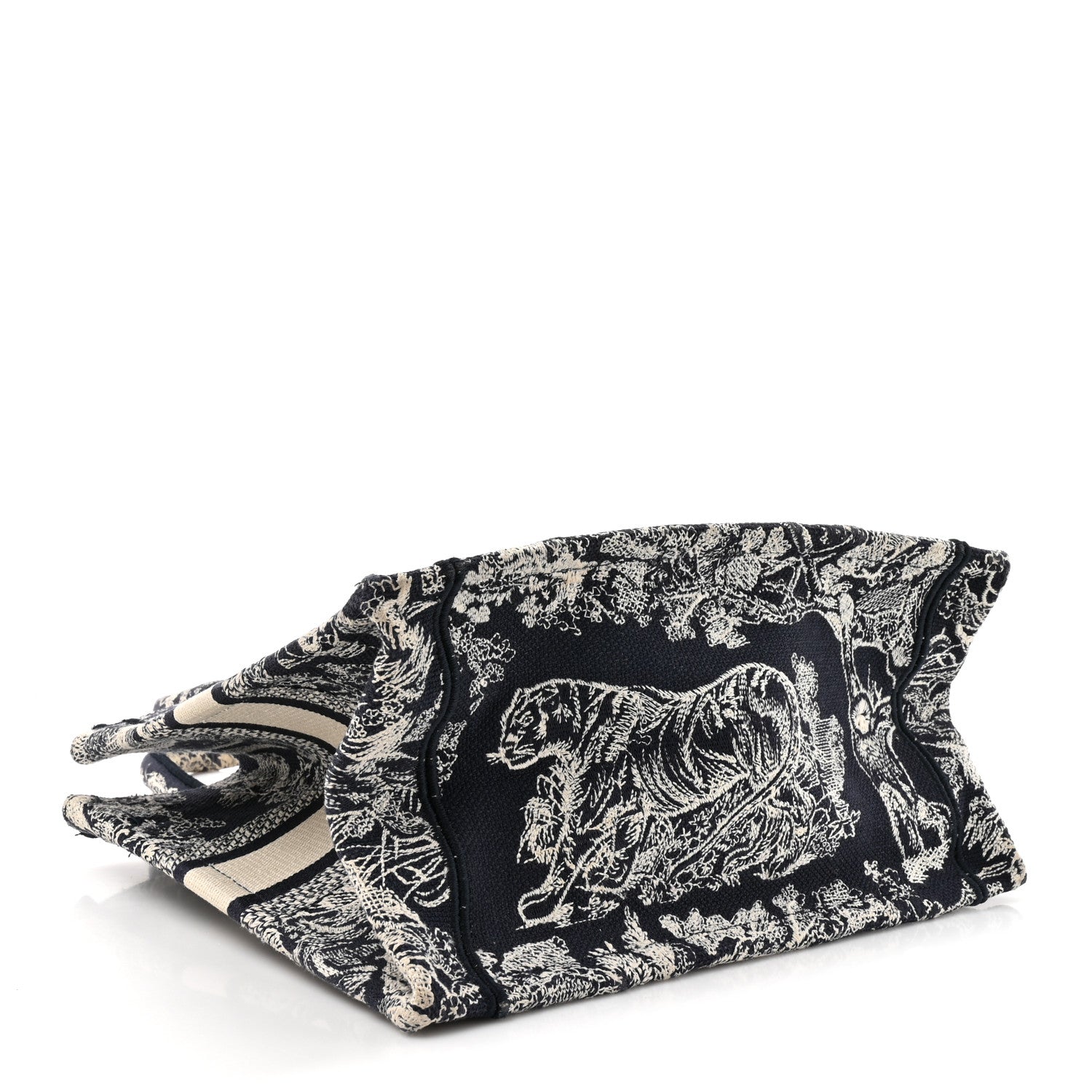 Calfskin Dioriviera Toile De Jouy Small Book Tote With Strap Blue Multicolor £¨ Direct shipment via from wholesalehk.shop