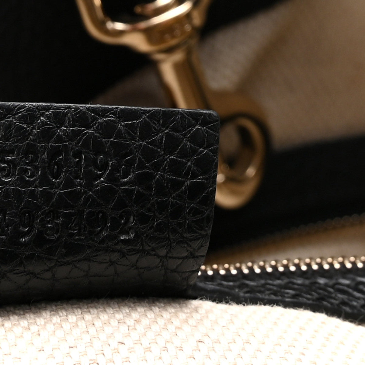 Pebbled Calfskin Medium Soho Chain Shoulder Bag Black wholesalehk.shop
