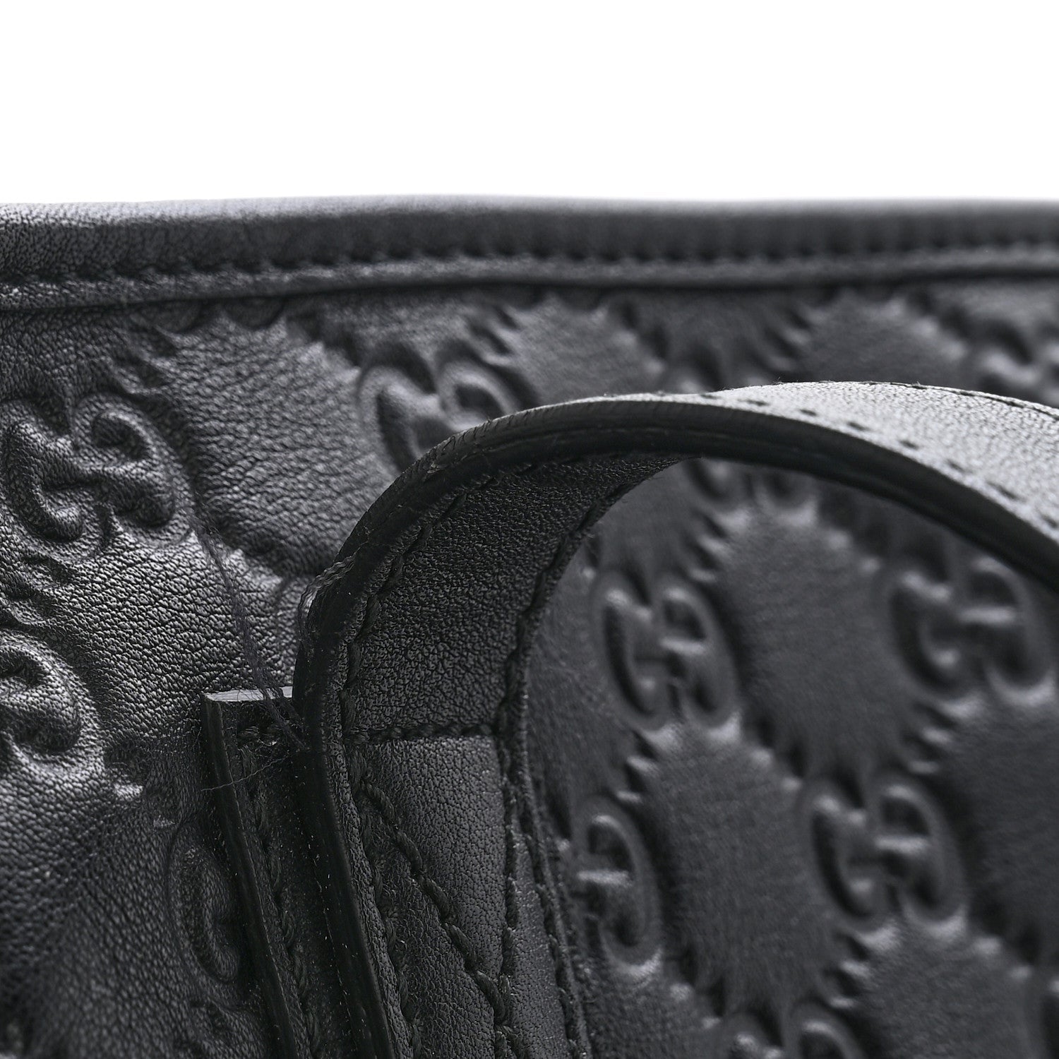 Guccissima Medium Zippered Shopping Tote Black £¨ Direct shipment via from wholesalehk.shop