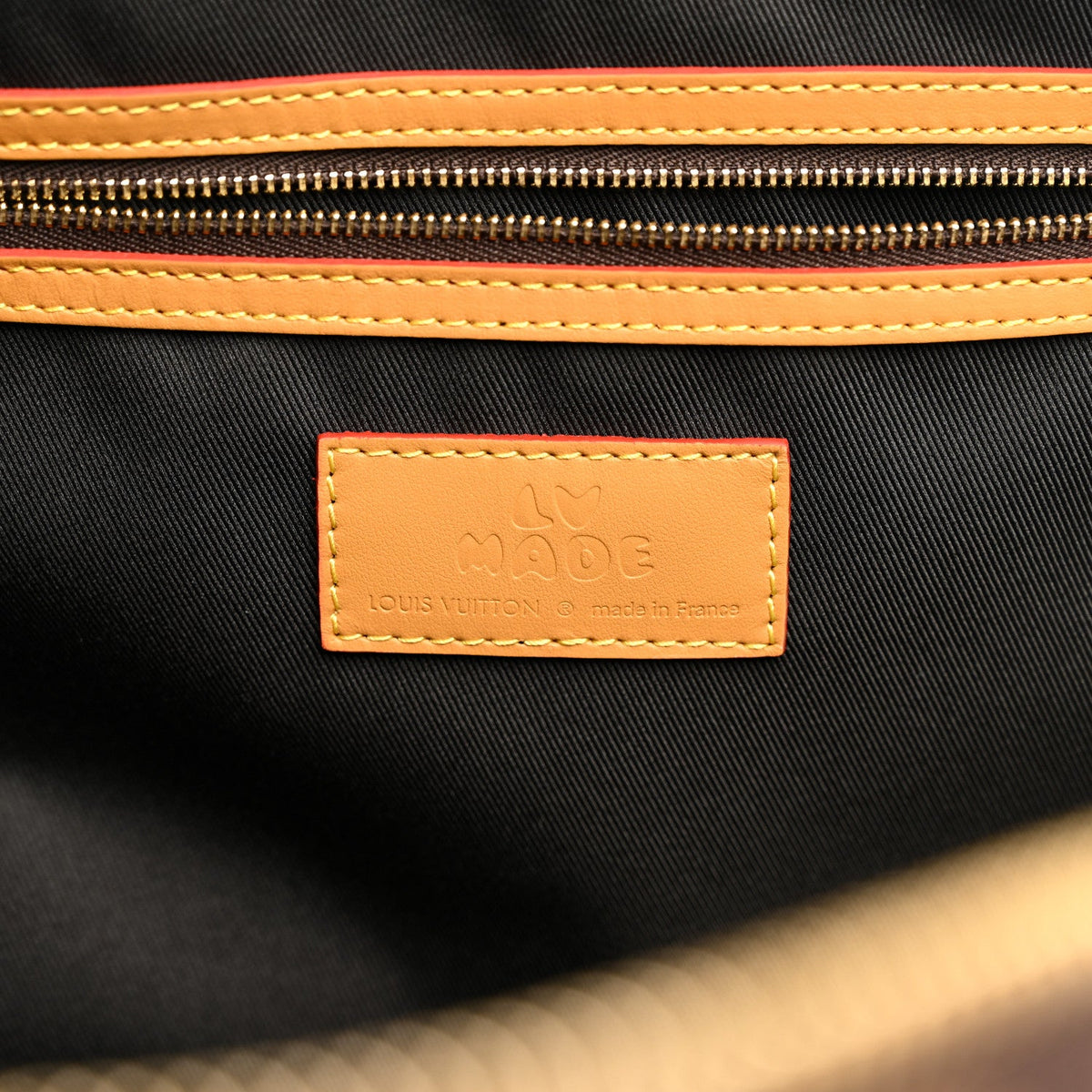 X NIGO Reverse Monogram Stripe Keepall Bandouliere 50 Brown wholesalehk.shop