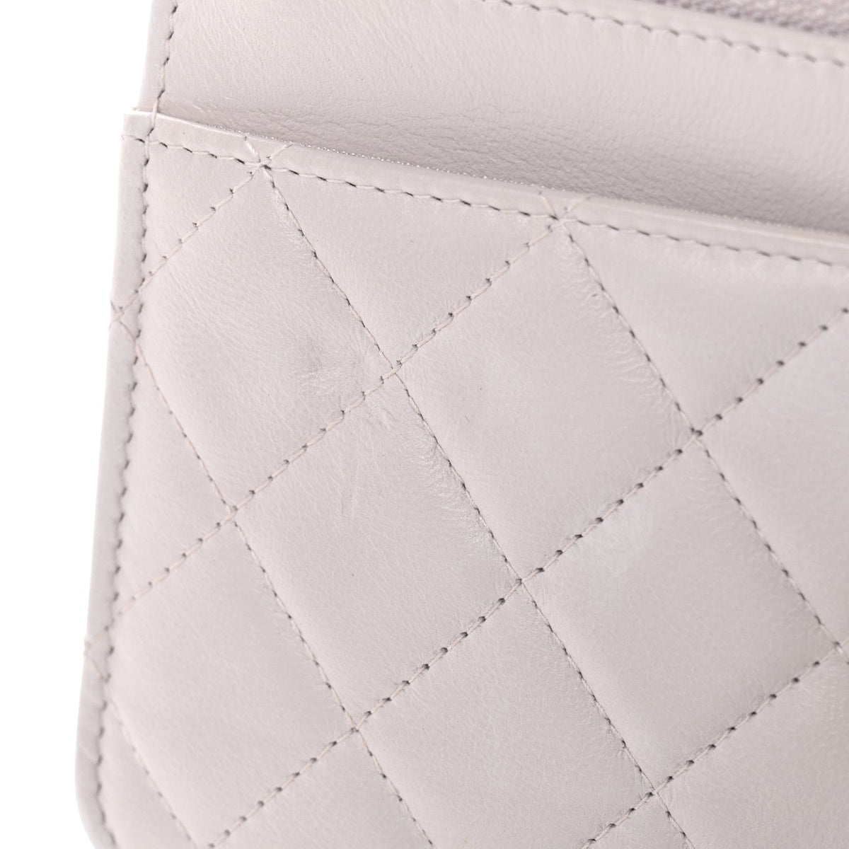 Lambskin Quilted Trendy CC Wallet On Chain WOC Lilac wholesalehk.shop