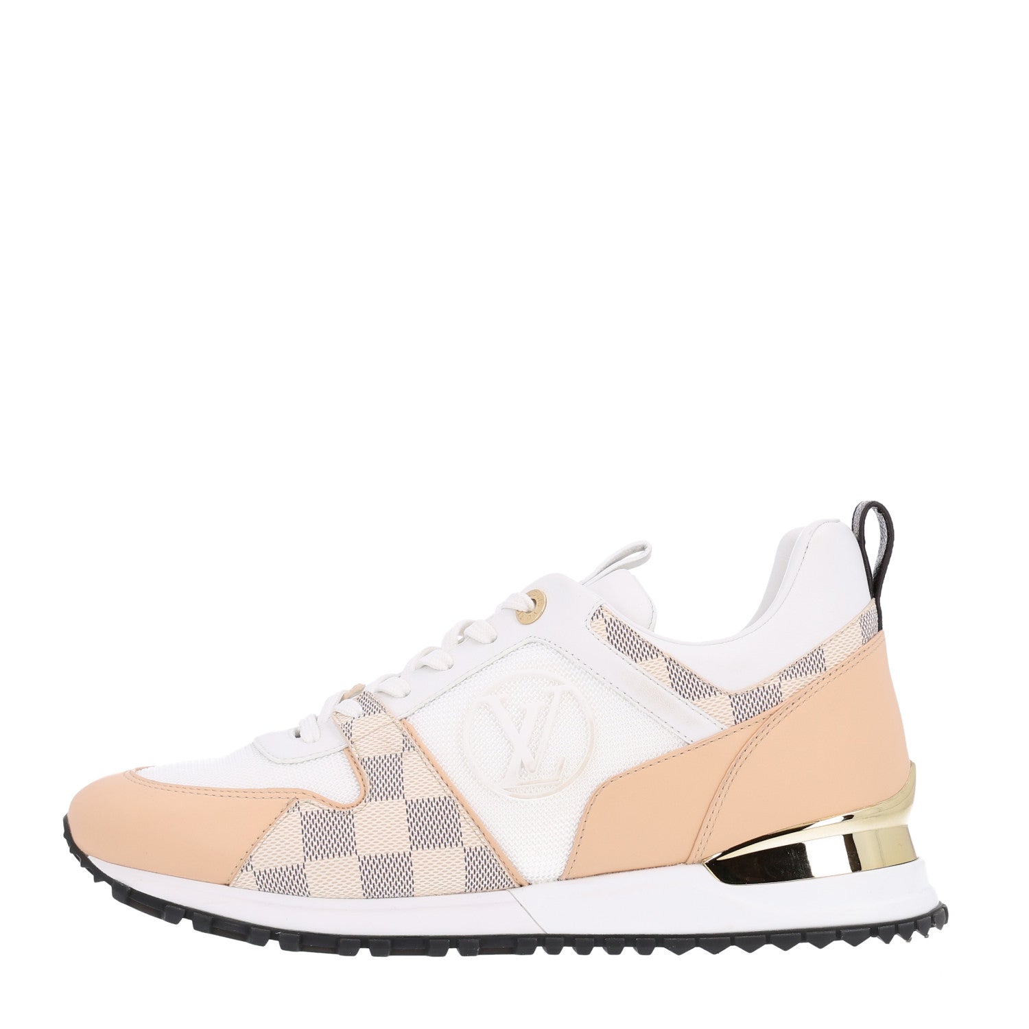 Calfskin Damier Azur Run Away Sneakers 40 White £¨ Direct shipment via from wholesalehk.shop