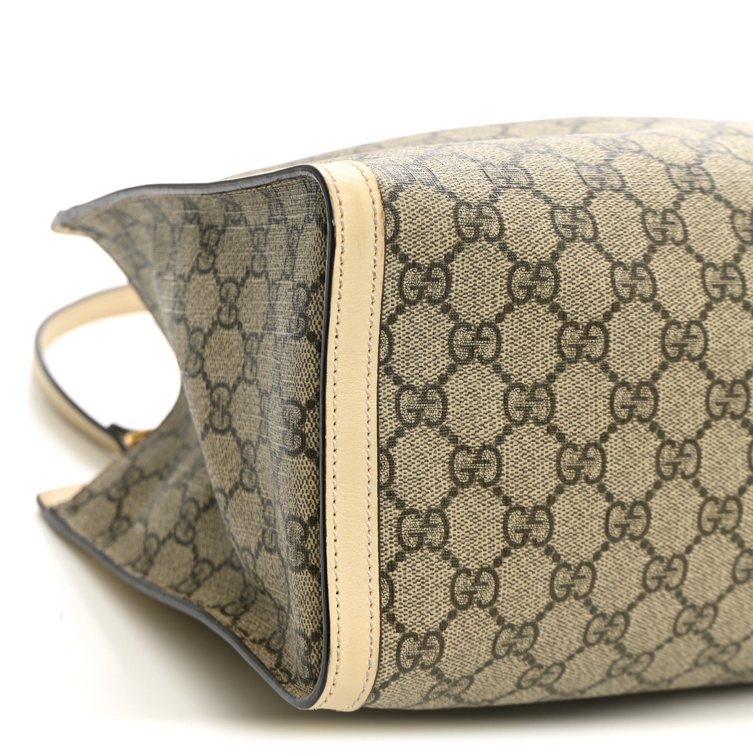 GG Supreme Monogram Medium Padlock Tote White £¨ Direct shipment via from wholesalehk.shop