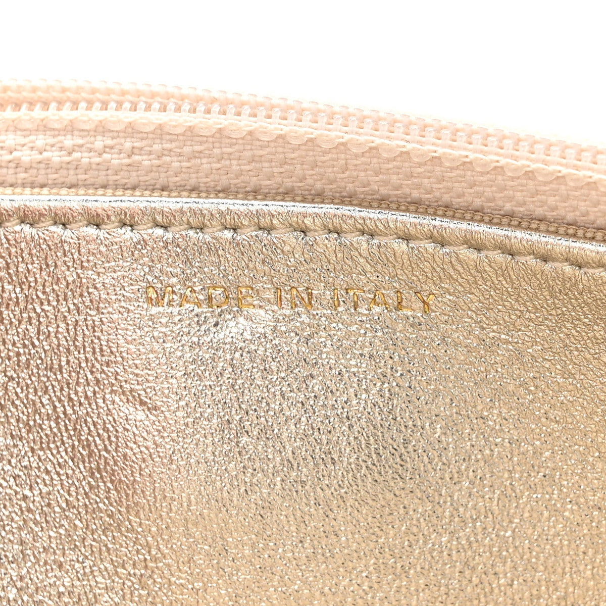 Gradient Metallic Lambskin Quilted Like A Wallet Wallet On Chain WOC Gold Pink wholesalehk.shop