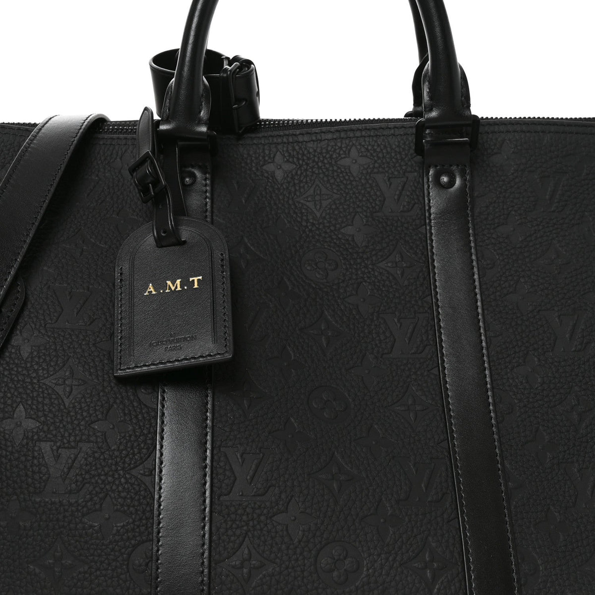Taurillon Monogram Keepall Bandouliere 50 Black wholesalehk.shop