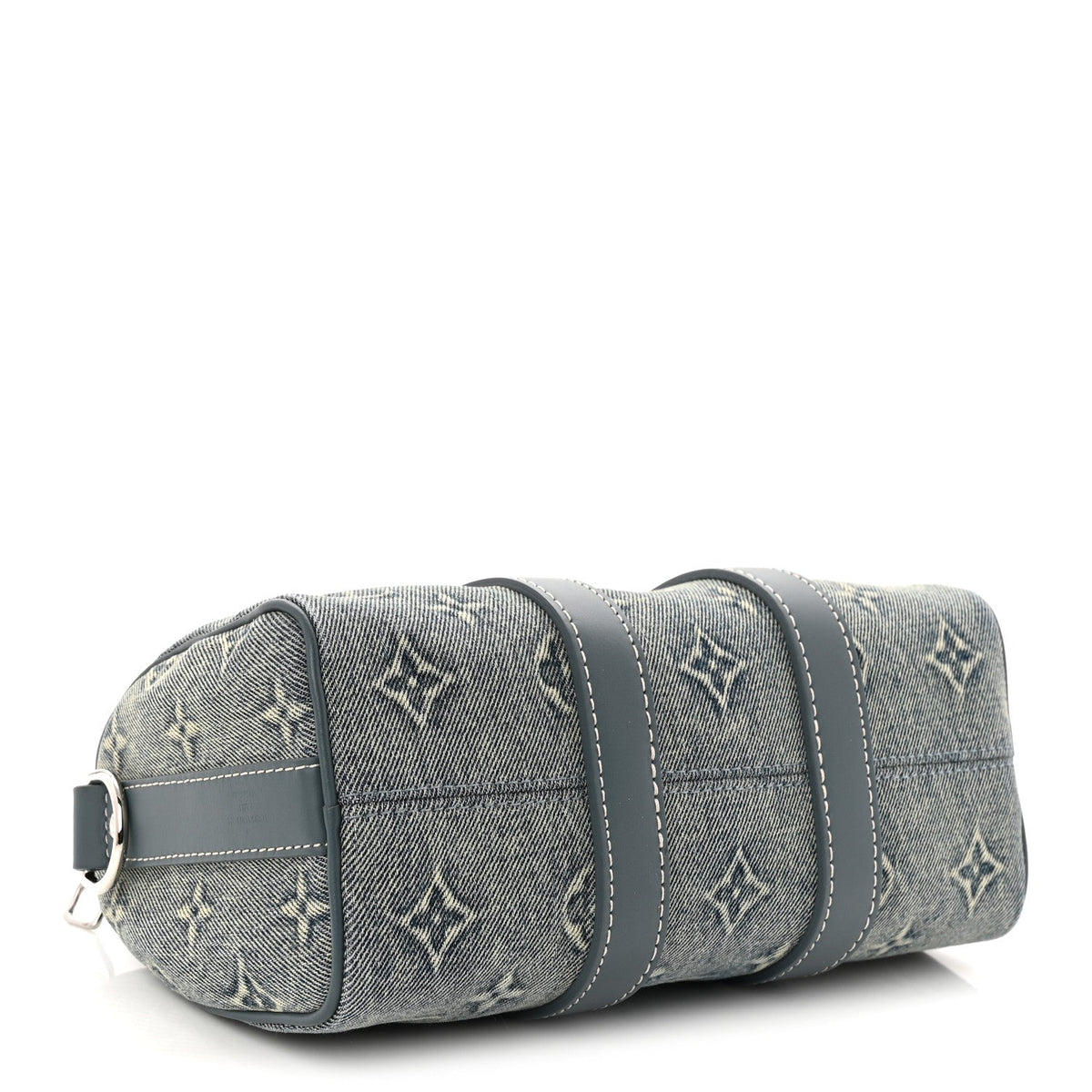 Monogram Washed Denim Keepall Bandouliere 25 wholesalehk.shop