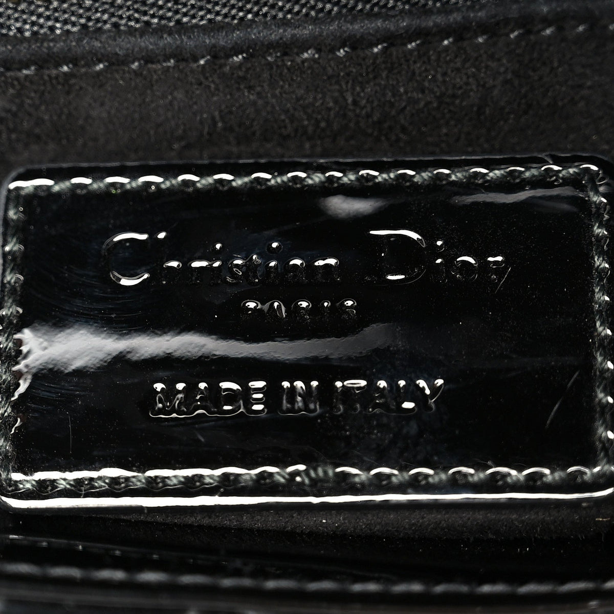 Patent Cannage Mini Lady Dior Black wholesalehk.shop