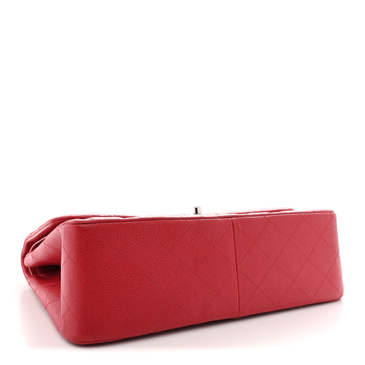 Caviar Quilted Jumbo Double Flap Red wholesalehk.shop