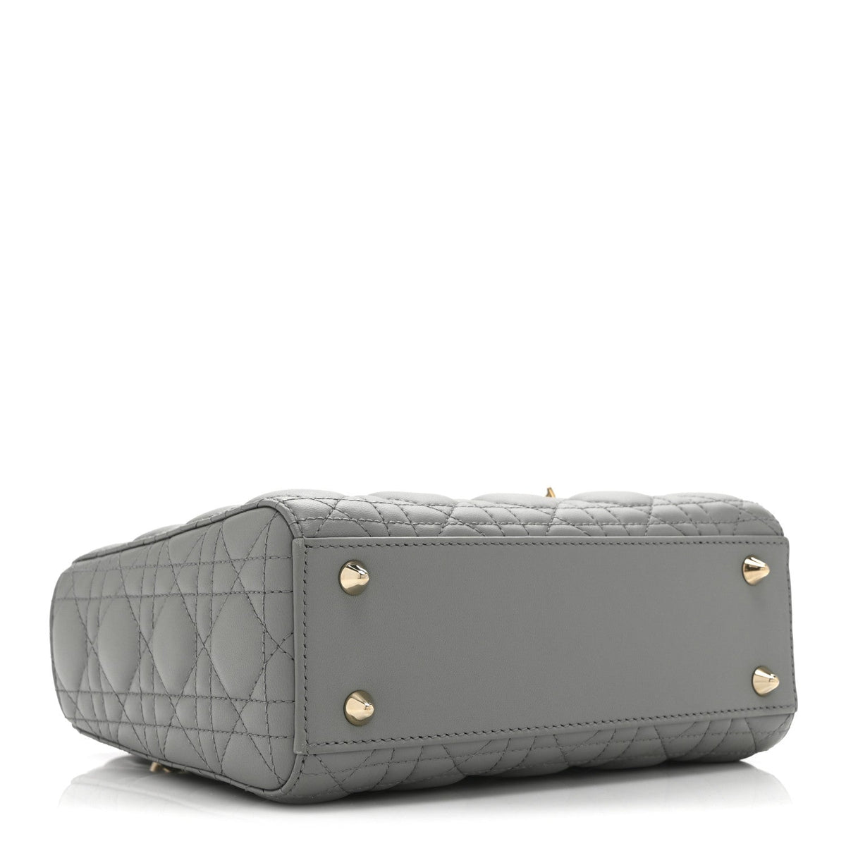 Lambskin Cannage Small My ABCDior Lady Dior Grey wholesalehk.shop