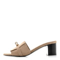 Suede Goatskin Gigi 50 Sandals 40 Beige Sable wholesalehk.shop