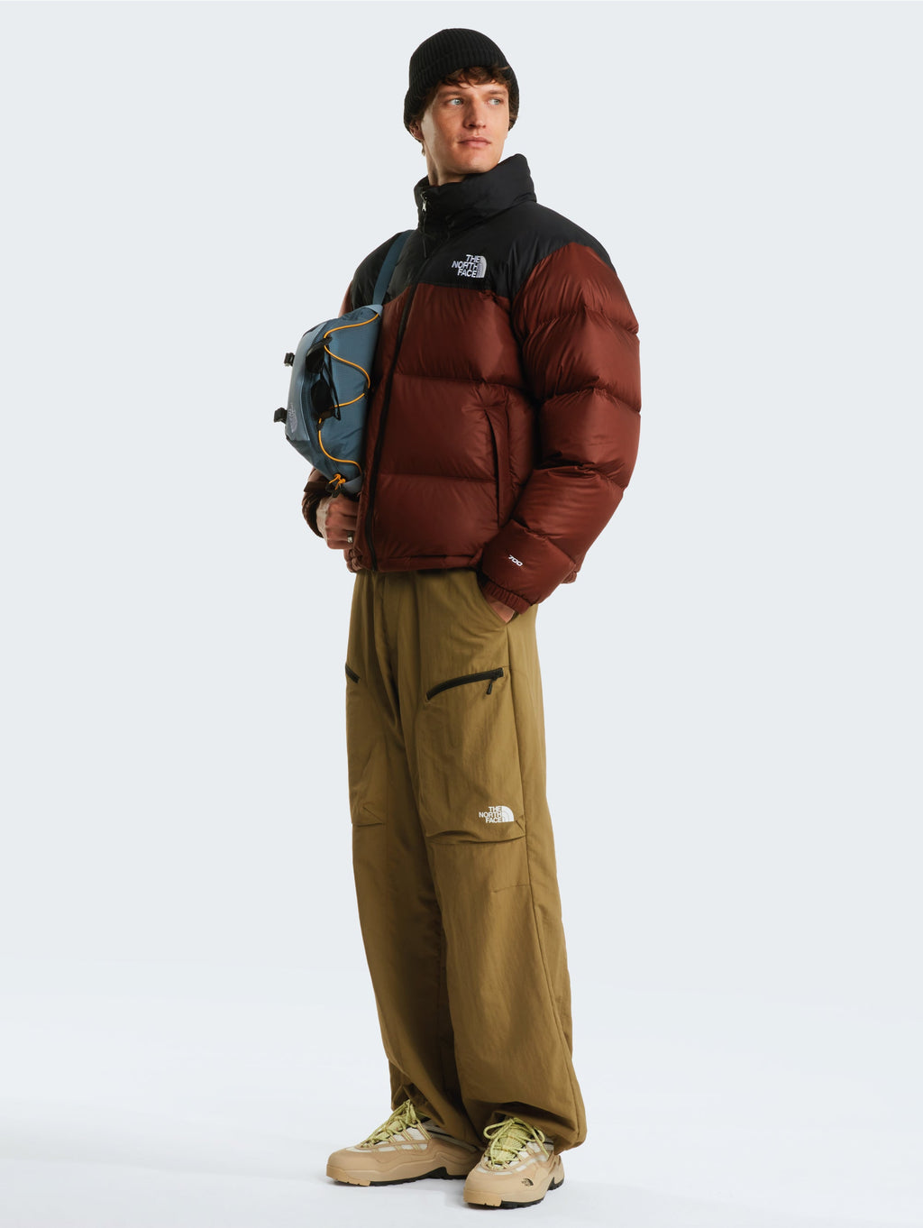 2026 New Arrival Giacca Retro Nuptse in Tessuto Ripstop Lucido Brace wholesalehk.shop