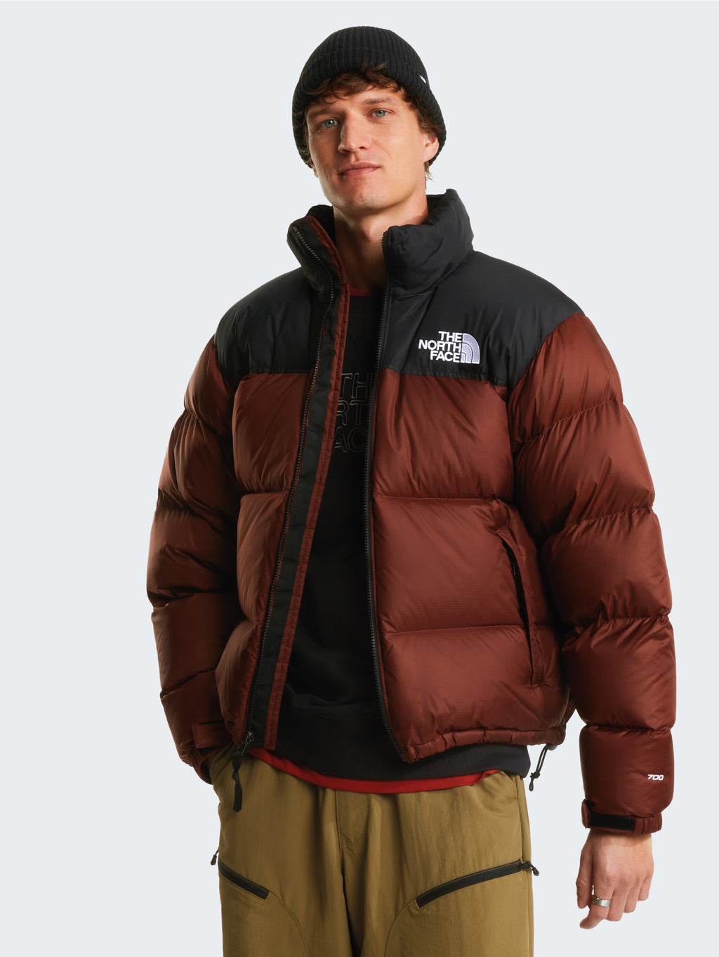 2026 New Arrival Giacca Retro Nuptse in Tessuto Ripstop Lucido Brace wholesalehk.shop