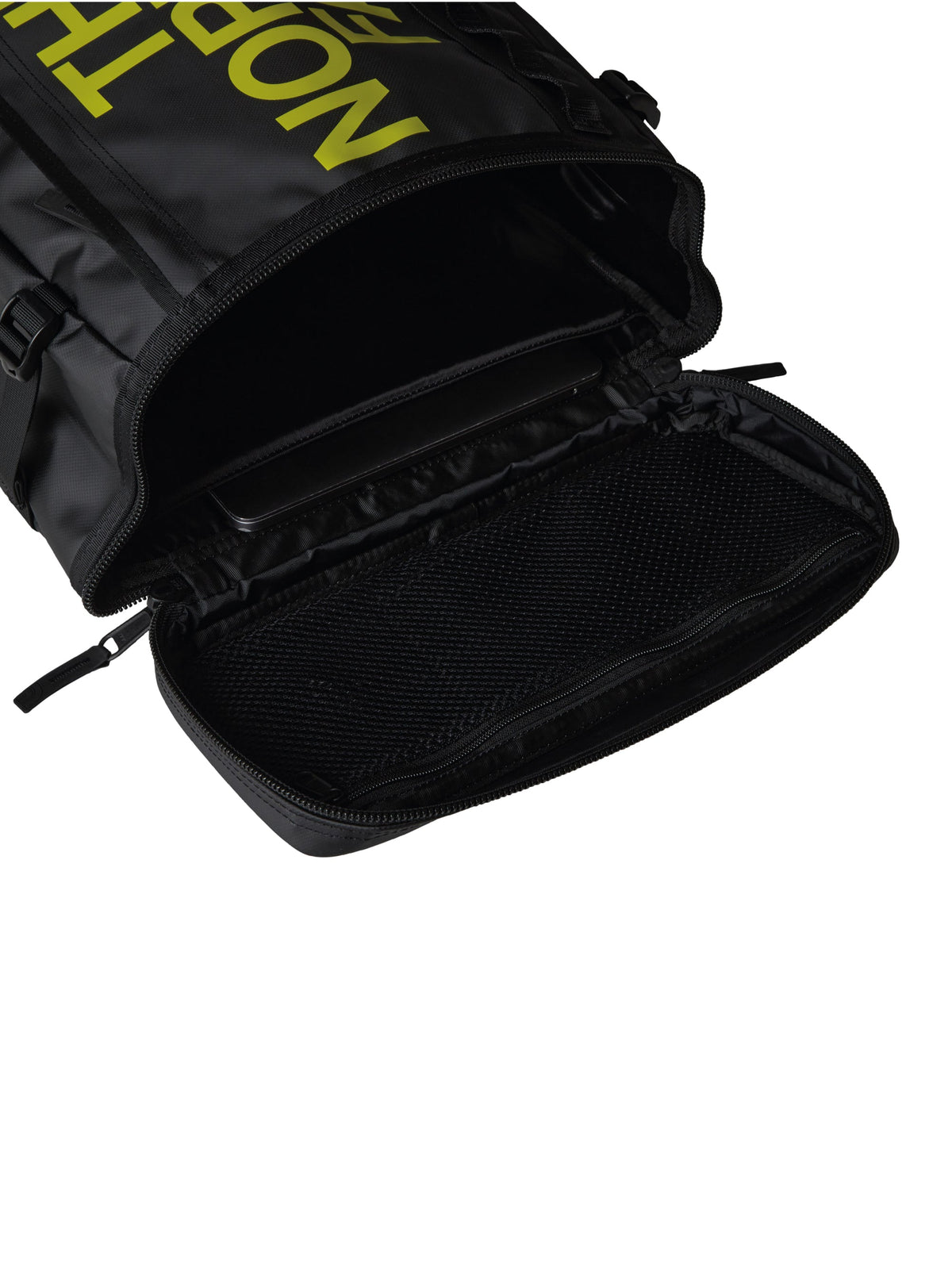 2026 New Arrival Zaino Base Camp Fuse Box in Tessuto Ultra Resistente Nero/Fluo wholesalehk.shop
