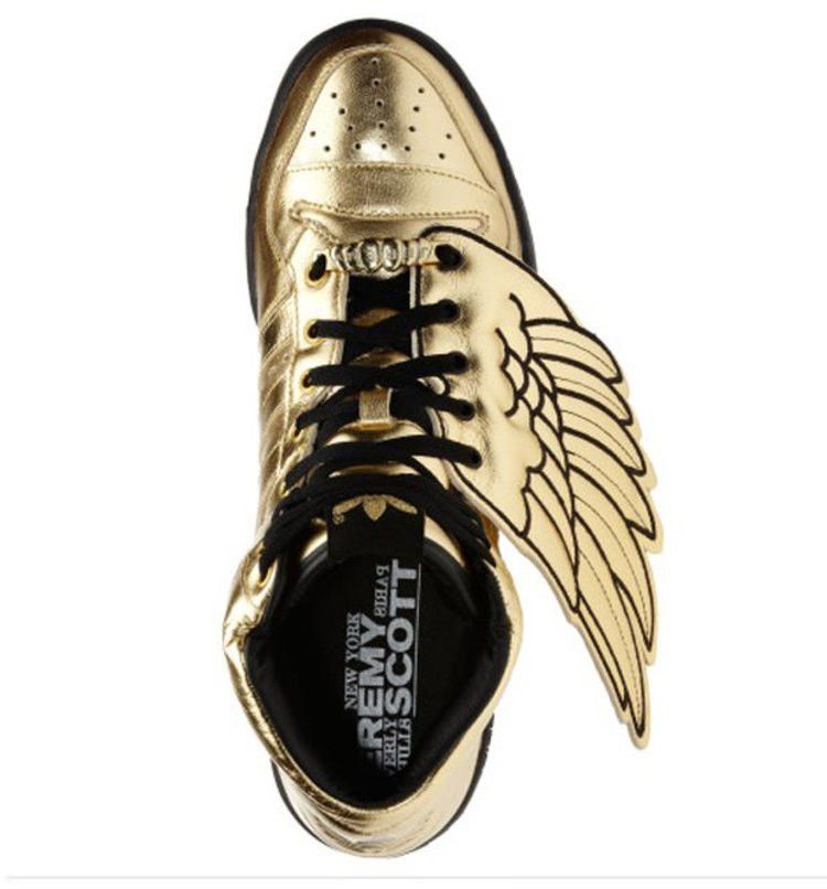 adidas JS Wings 1.0 Jeremy Scott Metallic Gold wholesalehk.shop