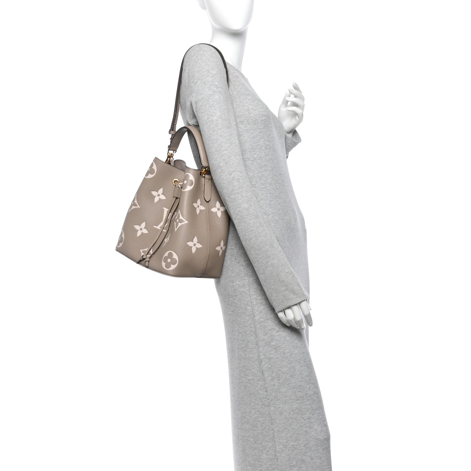 Empreinte Monogram Giant Neonoe MM Tourterelle Creme £¨ Direct shipment via from wholesalehk.shop