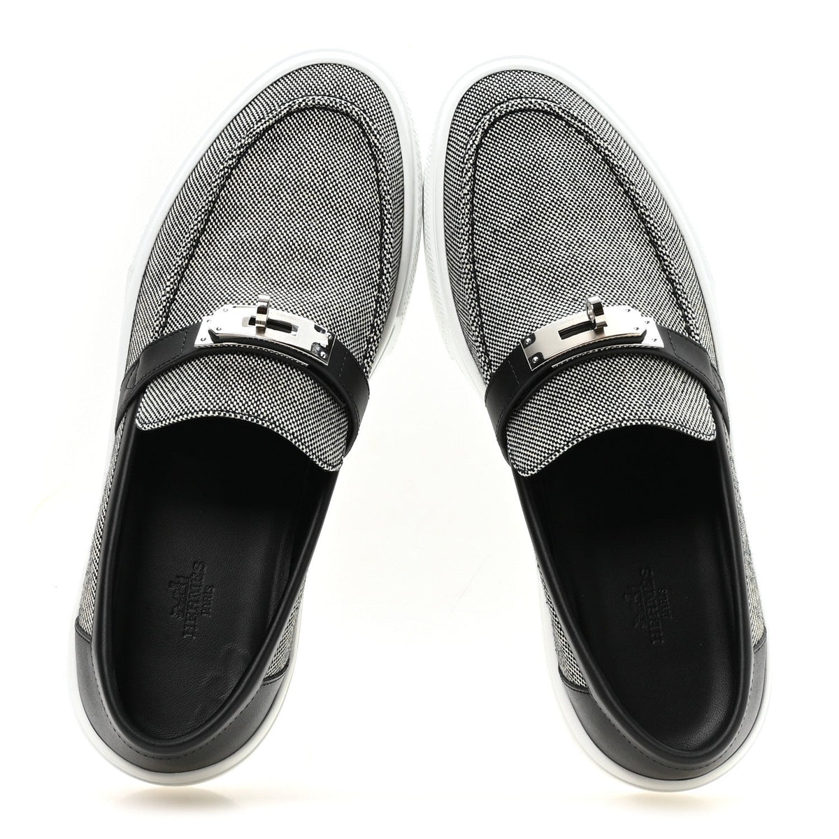 Toile De Coton Calfskin Game Slip On Sneakers 42.5 Prunoir Black wholesalehk.shop