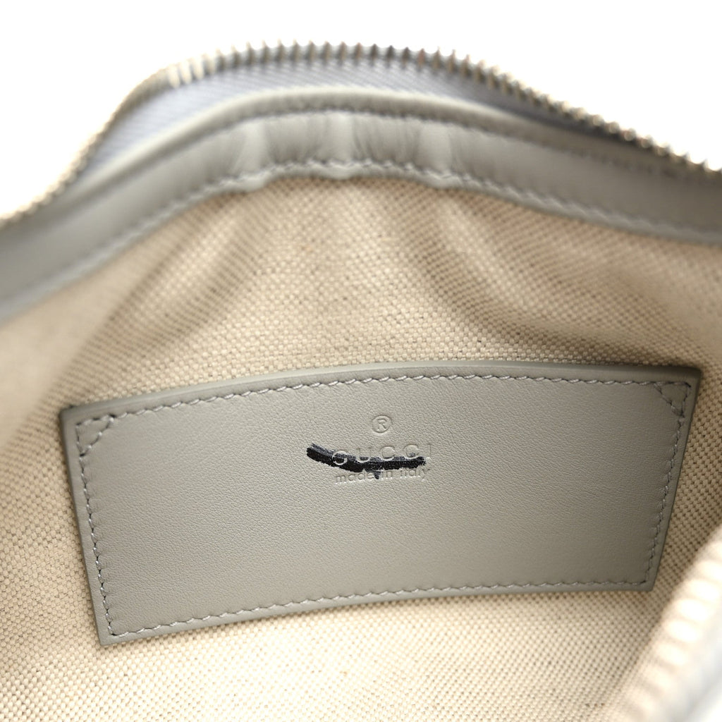Shine Guccissima Emblem Small Shoulder Bag Silver £¨ Direct shipment via from wholesalehk.shop