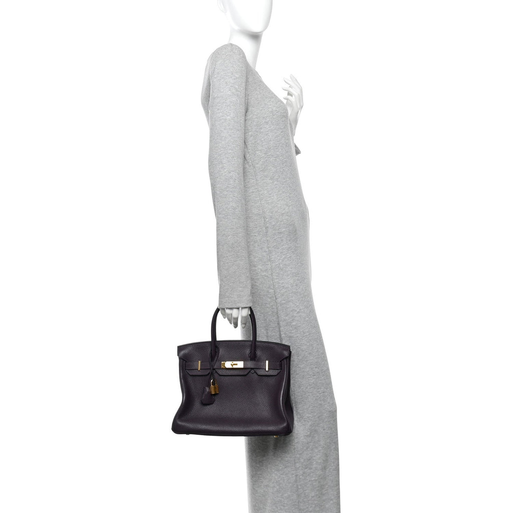 Taurillon Clemence Birkin 30 Raisin £¨ Direct shipment via from wholesalehk.shop