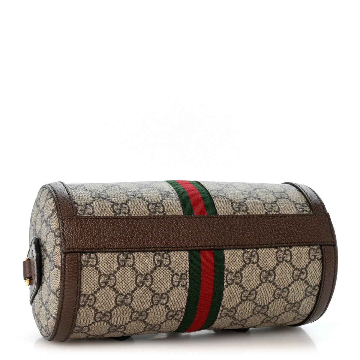GG Supreme Monogram Web Small Ophidia Boston Bag  Beige New Acero wholesalehk.shop
