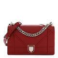 Grained Calfskin Medium Diorama Flap Bag Red ¡§ Direct shipment via from wholesalehk.shop