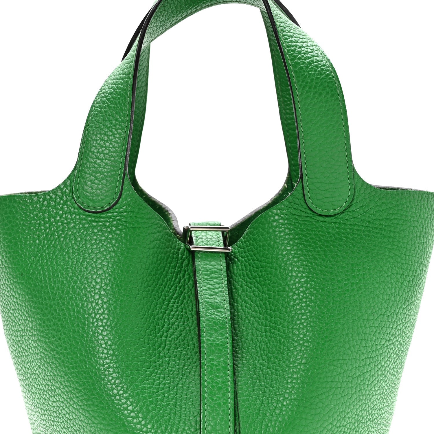 Taurillon Clemence Picotin Lock 18 PM Bambou £¨ Direct shipment via from wholesalehk.shop