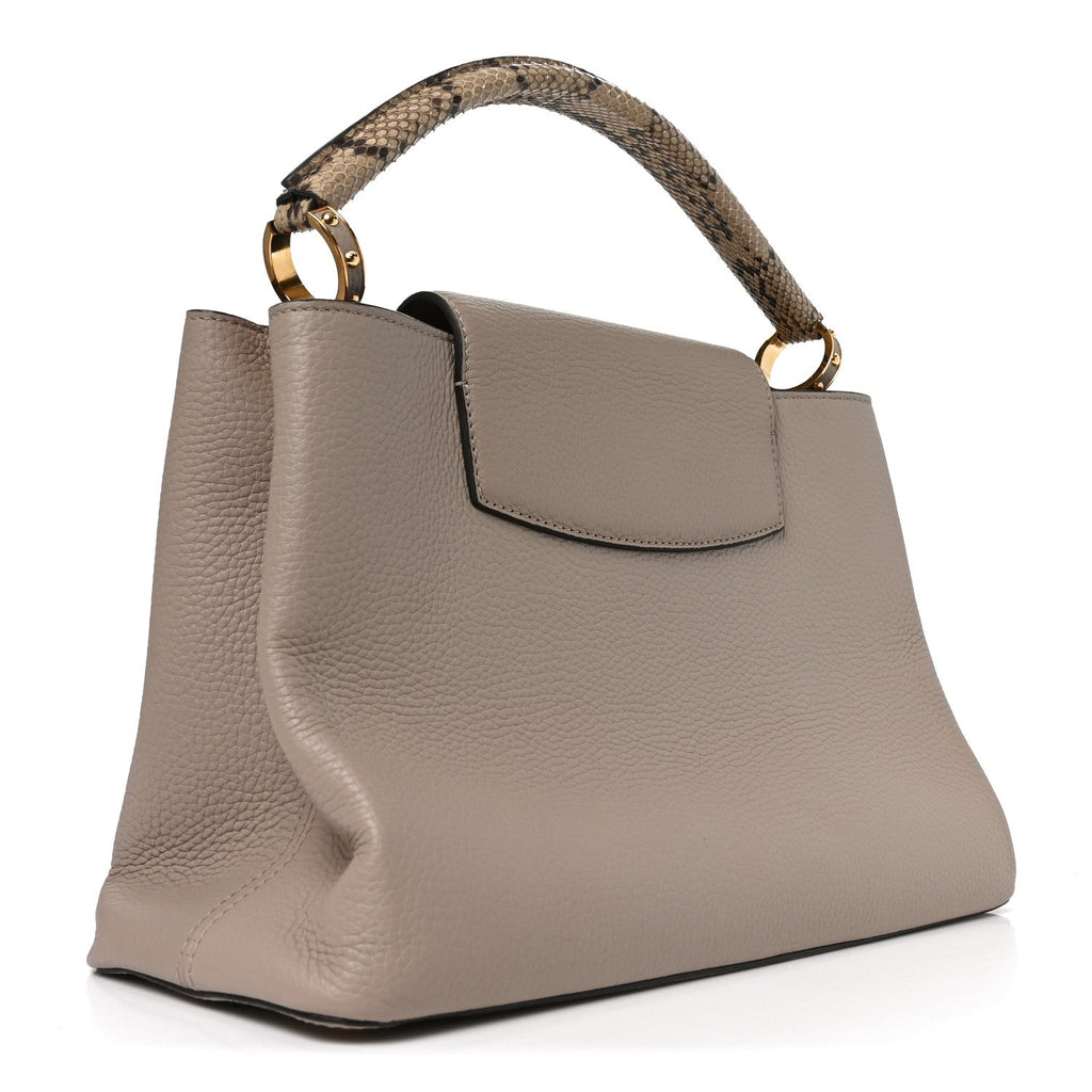 Taurillon Snakeskin Capucines Galet £¨ Direct shipment via from wholesalehk.shop