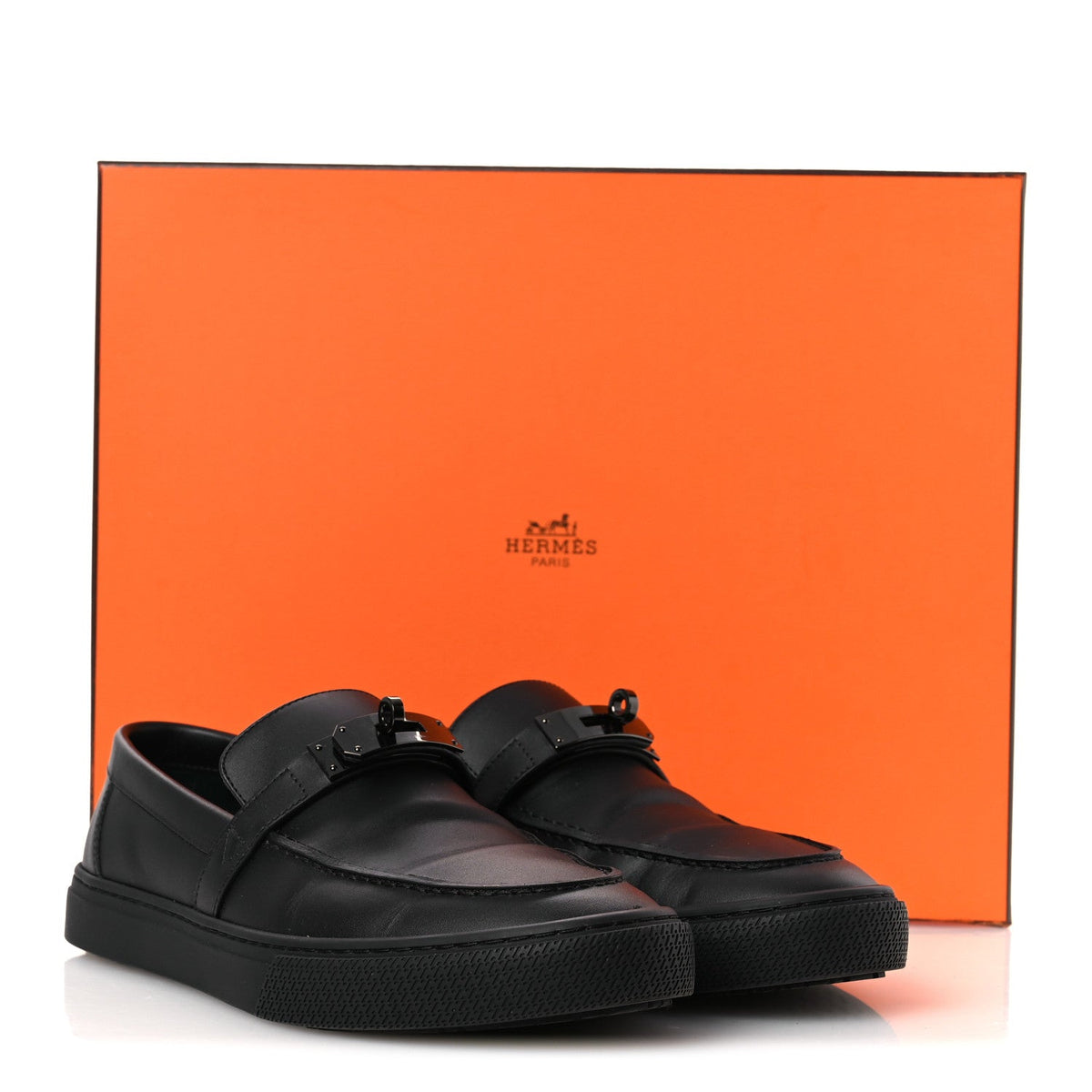 Calfskin Mens Game Slip On Sneakers 40 Black wholesalehk.shop