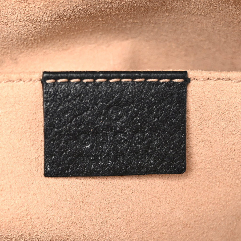 Calfskin GG Web Small Ophidia Dome Shoulder Bag Black wholesalehk.shop