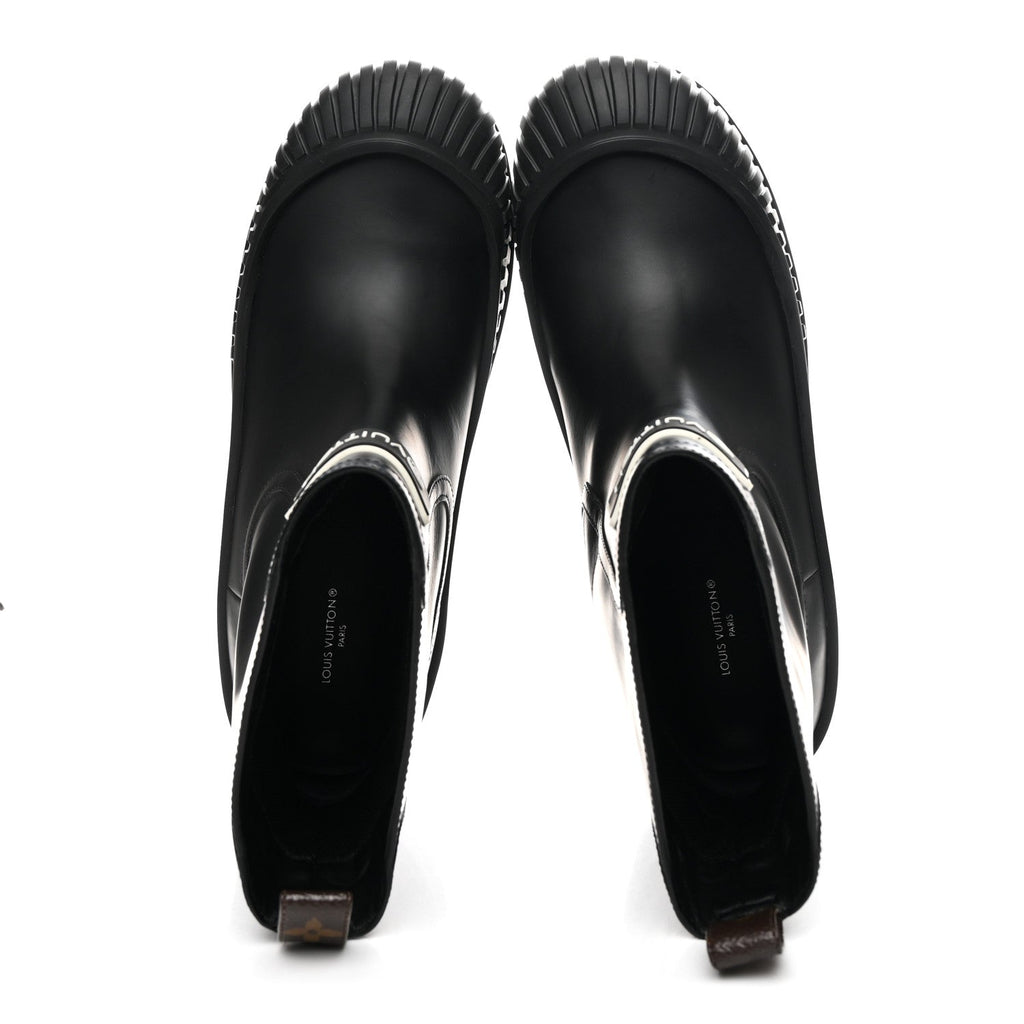 Calfskin Polar Flat Ankle Boots 41 Black £¨ Direct shipment via from wholesalehk.shop