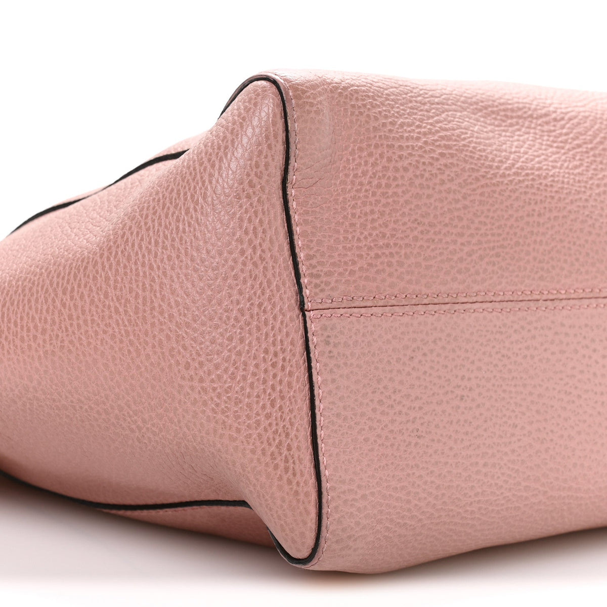 Dollar Calfskin Small Swing Tote Soft Pink wholesalehk.shop